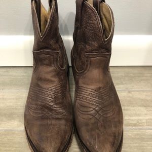 Frye Dark Brown Leather Boots